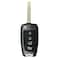 Aks Keys 2019 2020 Hyundai Santa Fe Flip Key Fob 4B FCC# TQ8-RKE-4F39 RC-HYUNDAI-58C - alternate 2