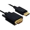 Sanoxy 3ft Gold Plated Premium DisplayPort to VGA Male to Male Cable 28AWG SNX-CBL-LDR-DP104-1103 - alternate 2