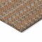 Homeroots 5' X 8' Orange And Taupe Striped Washable Indoor Outdoor Area Rug 610559 - alternate 9