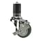 Service Caster 3'' SS Thermoplastic Rubber Swivel 1-3/8'' Expanding Stem Caster with Brake SCC-SSEX20S314-TPRB-TLB-138 - alternate 1