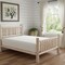 Homeroots Natural Unfinished Post Cedar Log Twin Bed 370296 - alternate 5