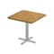 Correll Square Cafe Table, 24 in W, 24 in L, 29 in H, Particleboard Top, Medium Oak SXT24S-06-98-06 - alternate 1