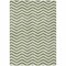 Homeroots 10' X 14' Green And Ivory Chevron Washable Indoor Outdoor Area Rug 595312 - alternate 7