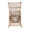 Baxton Studio Kim Modern Bohemian White Fabric and Natural Brown Rattan Dining Chair 224-12835-ZORO - alternate 9