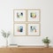 Homeroots Set Of Four Vibrant Modern Abstract Watercolor Gold Framed Wall Art, 4PK 606693 - alternate 3