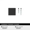 Amerock Whistle 11/16 inch (18mm) Diameter Matte Black Cabinet Knob, 10PK 10VMP37026MB - alternate 4