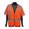 Pip ANSI Type R Class 3 Three Pocket Zipper Mesh Vest 47303/3XL - alternate 1