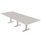 Skutchi Designs 12ft Rectangular Conference Table With Power | Harmony Series | 12 Person Meeting Room Table HAR-REC-48x144-T-K458-NA - alternate 1
