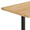 Flash Furniture Bennett 30 in x 48 in Solid Wood Indoor Tabletop in Natural with Dual 5 in x 22 in Bar GSF-REC3048-NAT-T0522B-GG - alternate 9