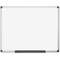 Mastervision Dry Erase Board, Melamine, 47 13/64 in, 70 51/64 in, Aluminum Frame, White, Matte MA2712170MV - alternate 1