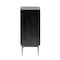 Homeroots Black Wood and Wicker Accent Cabinet 400726 - alternate 9