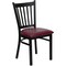 Flash Furniture Hercules Restaurant Chair, 17 in W 20-1/4" L 34-1/4" H XU-DG-6Q2B-VRT-BURV-GG - alternate 1