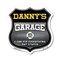 Signmission Danny's Garage I Can Fix Everything But Stupid, 12 Inch X 12 Inch, Plastic Sign SHI-P-12-490-DANNY - alternate 1