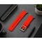 Elegani Replacement Rubber Watch Replacement Band Compatible with Apple Watch 38mm, Red, Silver Buckle OMGSWT-RED-38 - alternate 3