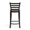 Flash Furniture HERCULES Black Ladder Back Metal Restaurant Counter Stool - Cherry Wood Seat XU-DG697BLAD-24-CHYW-GG - alternate 9