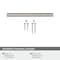 Amerock Bar Pulls 3-3/4 in 96 mm Center-to-Center Sterling Nickel Cabinet Pull, 10PK 10BX19011CSG9 - alternate 3