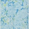 Homeroots 3' X 5' Sky Blue Green And Ivory Striped Washable Indoor Outdoor Area Rug 600924 - alternate 9