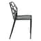 Leisuremod Modern Dynamic Dining Chair, Transparent Black DC19TBL - alternate 10