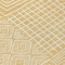 Homeroots 3' X 5' Wheat And Ivory Geometric Washable Indoor Outdoor Area Rug 600786 - alternate 9