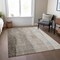 Homeroots 9' X 12' Taupe Brown And Ivory Ombre Washable Indoor Outdoor Area Rug 581838 - alternate 6