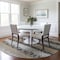 Homeroots 8' Gray Brown And Beige Round Striped Washable Indoor Outdoor Area Rug 598354 - alternate 8