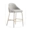 Manhattan Comfort Gracie Counter Stool  in Stone and Gold - Set of 3 3-CS019-GST - alternate 7