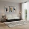 Homeroots 79" Beige Polypropylene Sofa 667653 - alternate 8