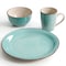 Gibson Home 12 Piece Pastel Stoneware Dinnerware Set in Assorted Colors 123360.12 - alternate 8