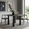 Homeroots 79" Black Solid Wood Oval Dining Table 721115 - alternate 5