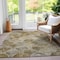 Homeroots 3' X 5' Taupe Beige And Gray Abstract Washable Indoor Outdoor Area Rug 577685 - alternate 8
