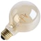 Satco 5.5 Watt G25 LED 2000K CCT Medium Base Clear Glass Amber Coil Filament Dimmable 120 Volt S14211 - alternate 5