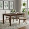 Homeroots 60" Walnut Wood Butterfly Leaf Extendable Dining Table 640689 - alternate 4