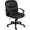 Boss Chair, 27 in W 28-1/2" L 42" H, Loop, Leather Seat B7306 - alternate 1