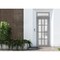 Vdomdoors Front Exterior Prehung FiberGlass Door Frosted Glass / Manux 8312 Grey Ash / Transom Window / Offic MANUX8312EXD-SS-W36 x H80+14-RH - alternate 4