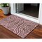 Homeroots 3' X 5' Brown And Pink Animal Print Washable Indoor Outdoor Area Rug 600666 - alternate 1
