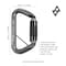 Sterling Carabiner, Twistlock, 4.3 in. Length, Aluminium, Silver/Black 99749 - alternate 3