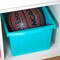 Storex 4 Gallon Storage Bin, Teal 61477U06C - alternate 9