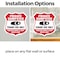 Signmission Private Dumpster Shield Sign Tenant Use, 4 inch X 4 inch, Vinyl Decal, 2PK SHI-D-2PACK-4-438 - alternate 5