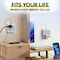 Overtime 7-in-1 Wall Outlet Surge Protector Extender 4 AC Outlets, 2 USB-A & 1 USB-C, White E63 - alternate 7