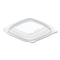 Dart PresentaBowls Pro Clear Square Lids for 8-16 oz Bowls, 5 x 5 x 1, Clear, Plastic, 504PK C816BDL - alternate 1