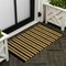 Jonathan Y Peater Classic Casual Commercial Natural Coir Natural/Black 17 in. x 30 in. Indoor/Outdoor Mat NRF108A-1730 - alternate 1