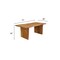 Homeroots 72" Natural Solid Wood Live Edge Sled Base Dining Table 635856 - alternate 9
