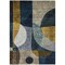 Homeroots 8' X 10' Blue Gold And Gray Abstract Washable Indoor Outdoor Area Rug 604491 - alternate 9
