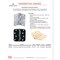 Global Door Controls 3.5 in. x 3.5 in. Brushed Chrome Full Mortise Residential Squared Hinge with Removable Pin, PK2 CP3535-R-26D-M - alternate 4