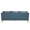 Homeroots Blue Faux Leather Modern Modular Sofa 473439 - alternate 4