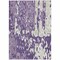 Homeroots 9' X 12' Purple And Ivory Abstract Washable Indoor Outdoor Area Rug 613372 - alternate 7