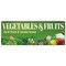 Signmission Vegetables And Fruits, 18 Inch, Banner B-30430 - alternate 1