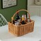 Wickerwise Wickewise Indoor and Outdoor 6 Bottle Wine and Beverage Wicker Tote Basket - Perfect for Beer,  QI004719 - alternate 10