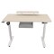 Homeroots 55" Adjustable Beige Standing Desk 558235 - alternate 1