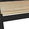 Homeroots Black Solid Wood Full Bed Frame 546704 - alternate 6